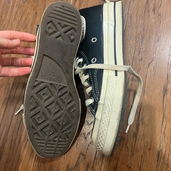 Converse Black and White High-Tops - Picture 4 of 5